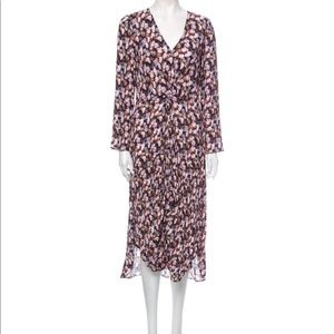 Vince printed midi length dress